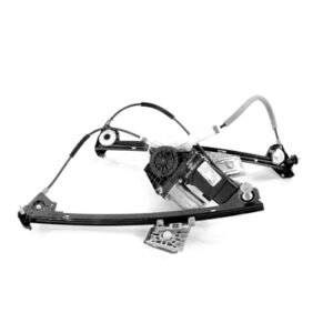 Regulator, left door glass with power window motor