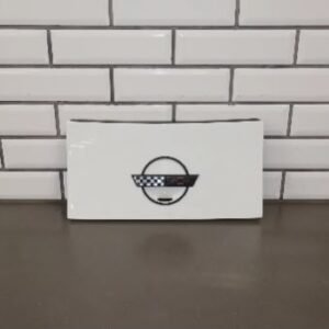 1990 Chevrolet Corvette C4 convertible Fuel Filler Door Artic White